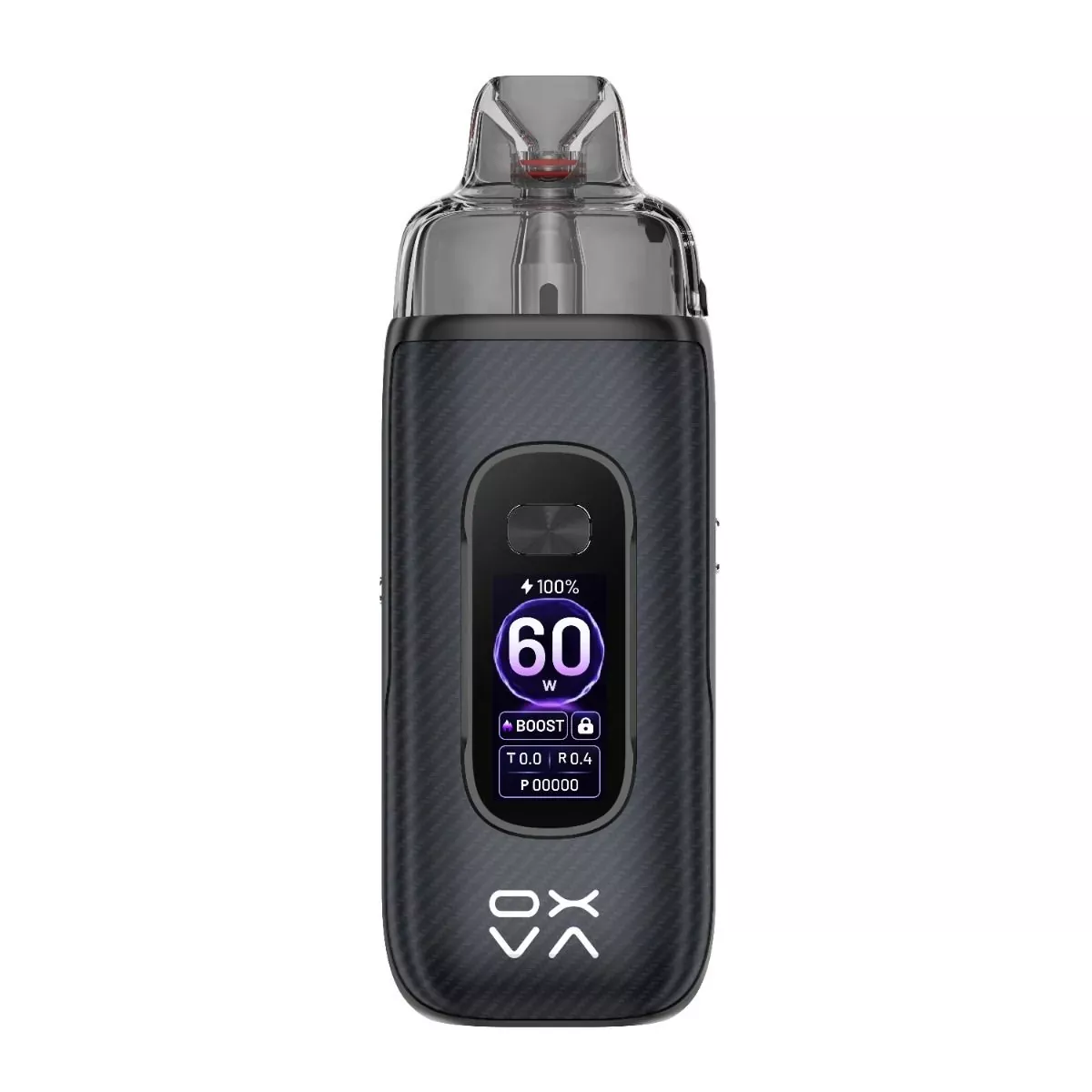 Oxva VPRIME 2 Kit 3400mAh 60W 6ml Black Carbon front